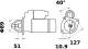 Starter - MS319 MAHLE - 0001360023, 243007, 8EA731770-001