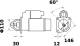 Starter - MS317 MAHLE