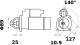 Starter - MS276 MAHLE - 0001354074, 3218192EX, 3228192R91