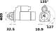 Starter - MS222 MAHLE - 5801466988, 6510783M91, TT412764
