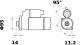 Starter - MS215 MAHLE - 0986016031, 23300-10T01, S13-106B