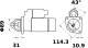Starter - MS183 MAHLE - 602-37111