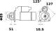 Starter - MS174 MAHLE - 0001364101, 01179595, 5278775