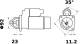 Starter - MS129 MAHLE - 1027928, 438065, 8EA737150-001