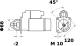 Starter - MS112 MAHLE - 0001108183, 1342792080, 438091