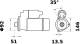 Starter - MS103 MAHLE - 428000-0120, RE501862, 428000-0121