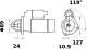 Starter - MS84 MAHLE - 114264, 320/09022, S5009L
