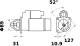 Starter - MS71 MAHLE - 0001360031, 01173560, 05710912