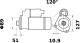 Starter - MS63 MAHLE - 01183035