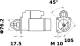 Starter - MS56 MAHLE - 0986015090, 1008813, CS613