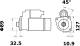 Starter - MS1 MAHLE - 4288991M2, 4288991M3, 4288991M4