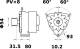 Generator - MG622 MAHLE - 10142442