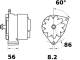 Generator - MG517 MAHLE - 0120339536, 026205, 12153766