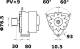 Generator - MG503 MAHLE - 0091549702, 0120469116, 437440