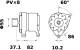 Alternator - MG485 MAHLE - 5801453377, T412776
