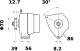 Alternator - MG439 MAHLE - 505478001153