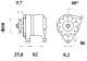 Generator - MG429 MAHLE - 0120339504, 1005348, 1447706M91