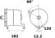 Generator - MG303 MAHLE - 01181386, 0120689562, 0475885