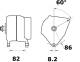 Generator - MG308 MAHLE - 3788017M92, 4271312M93, LRA02087