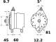Generator - MG280 MAHLE - 0120488280, 21053701010, 21083701010