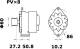 Generator - MG268 MAHLE - AH165975, RE533654, SE501343