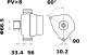 Alternator - MG257 MAHLE - 21934900