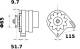 Generator - MG204 MAHLE - 1158.358.0, ED0011573580