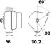 Generator - MG162 MAHLE - 01183799, 0124525147, 2402000