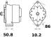 Generator - MG84 MAHLE - 0120488206, 112170, 1-2518-41BO