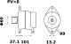 Generator - MG51 MAHLE - 0011150850, 11150850, 11150851