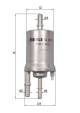 Kraftstofffilter - KL871 MAHLE - 109223, 154072340751, 3185500
