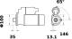 Starter - MS628 MAHLE