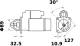 Starter - MS660 MAHLE - 2873K627