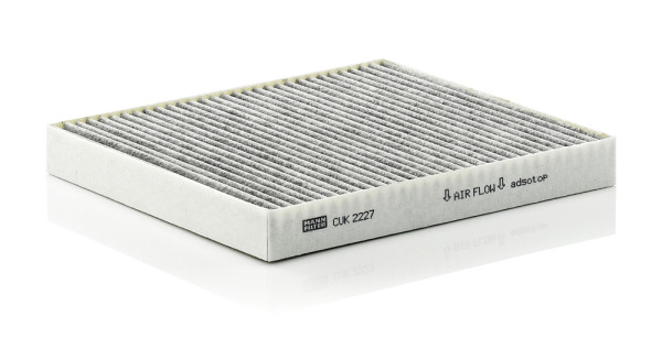 CUK 2227, Filter, interior air, Filter, MANN-FILTER, 05058381AA, 0986AF4234, 17463, 21-CH-CH3, 24578, 34.275.00, 4818-ACC, 49650, 549, 653, 70949650, 715537, 71775825, 80001190, ADL142516, AHC365, CFA11444, CK2227C, CU2227, DCF120K, E3974LC, EC796, EKF318A, EKR7280, FAA-CH3, FK458, HB230C, K1303A, K9103C, LVCF514