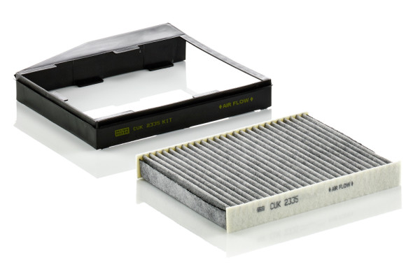 CUK 2335 KIT, Filter, interior air, Filter, MANN-FILTER, 151.1109080-10, 17098K, 17474, 1987431365, 2123200005, 21651296, 24-31-1005, 400, 46722862, 501, 54.262.00, 65008, 698839, 70917474, 830026N, ACE134, AH-7094, AHC154, BCF352, C38180, CCF0146, CK9408C, CKR7120, DCF090K, E1962LC, EC358, EKF102A, FC143, FP2335KIT, GB-9970C