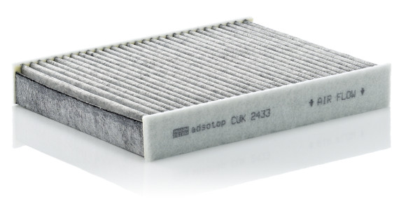 CUK 2433, Filter, interior air, Filter, MANN-FILTER, 1204464, 1353269, 1452330, 1713178, 256H19G244AA, 2S6H-19G244-AA, 17158K, 19440, 1987431387, 21652858, 25-31-1001, 468, 479, 50013889, 50919440, 54.115.00, 66645, 698693, 7123200005, 830218N, ACE083, ACK9056, ADM52509, AHA195, AK-7123, ALC-6304, BCF384, CCF0328C, CFA9666, CK9666C