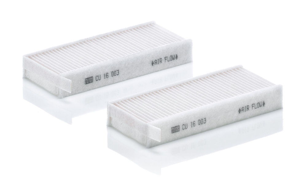 Filter, Innenraumluft - CU 16 003-2 MANN-FILTER - 2181324, 53.512.00, AF56109