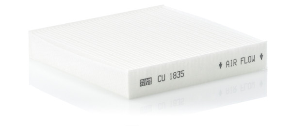 CU 1835, Filter, interior air, Cabin filter, MANN-FILTER, 08R79-SAA-600B, 80291-SAA-505-HE, 80291-SAA-506-HE, 80291-SAA-E01, 80291-SEL-Y01, 0986BF0552, 1574, 17228, 21652989, 21-H0-H05, 24425, 26-30-1005, 31-123190006, 350203061940, 4238-AC, 472, 53.109.00, 65505, 698886, 8300228, 831204N, 8671014151, AC55, ADH22505, AH303, AH-7218, ALC-5326, CF-10073, E466, EKF225