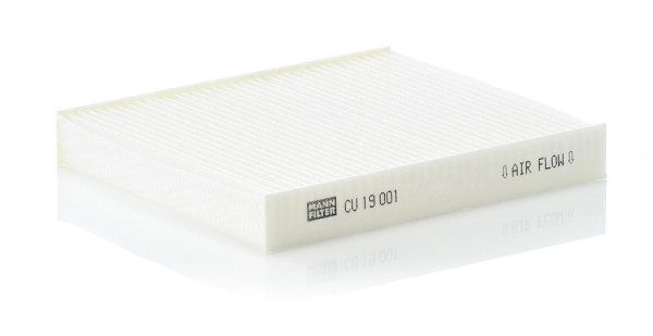 CU 19 001, Filter, interior air, Filter, MANN-FILTER, 0986AF5496, 17509, 21-KI-K19, 28-123190004, 33494, 53.261.00, 589, 715691, 80001206, 91933494, 97133-2K000, ADG02548, AH287, ALC-5505, BCF279, CCF0160, CF10776, E3994LI, E604, EKF307, ELR7315, FAA-KI19, FC404, GB-9980, J1340313, K1263, K9109, KC-6110, LA531, LVCF518