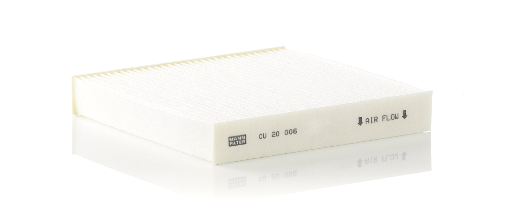 CU 20 006, Filter, Innenraumluft, Filter, MANN-FILTER, 0000052126547, 17541, 1987435005, 44783, 4719-AC, 53.210.00, 65013, 70944783, 715755, 80004407, AC191, ADA102524, AH371, CCF0473, CF11470, CUK20006, DCF580P, E3910LI, E665, EKF382, ELR7308, FC425, FCA-10011, HB361, HC7232, K1322, LA922, LVCF600, MS-6461, NC2385