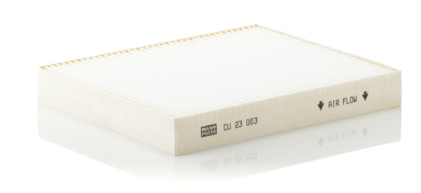 CU 23 003, Filter, interior air, Filter, MANN-FILTER, 108332, 1679, 17506, 27277-EG01A, 53.294.00, 604, 68042866AA, 715711, 80001174, ADA102511, AH398, ALC-5712/13, CF10743, E3997LB, E689, EKF333, FC335, HC7271, K1371, K68042866AA, LA460, LVCF599, MS-6500, N1341031, NC-2019X, PA10030, PC8367, RCA215P, V33-30-0002, 68042866AB