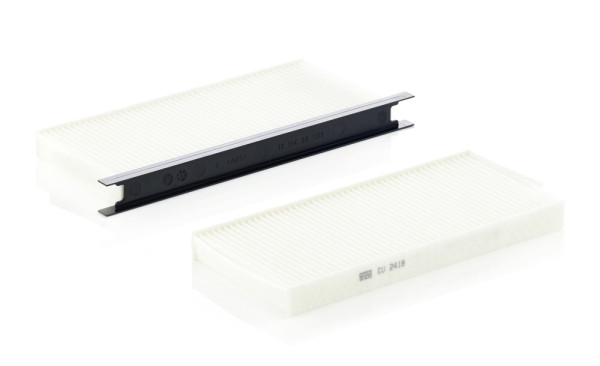 CU 2418-2, Filter, Innenraumluft, Innenraumfilter, MANN-FILTER, 272770938R, 27891-00Q0D, 4158351100, 4419683, 7485154094, 93197779, 95525119, 272771758R, 27891-00Q0F, 4158351300, 7701209837, 95528121, A4158351100, 8201676037, A4158351300, 010132604, 16-123190019/S, 17499-X2, 1987432078, 21-NS-NS21, 250.202-00A, 34824, 350203062190, 4458-AC, 53.164.00, 581, 60934824, 6.24225, 65861, 708649