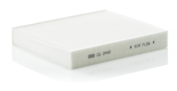 CU 2440, Filter, interior air, Cabin filter, MANN-FILTER, 1354952, 30780376, 8687389, 1567, 17356, 1987431113, 22165, 350203061990, 4M5J-18D543-AA, 50013890, 50929467, 510F, 53.102.00, 65608, 7123190010, 715510, 80000061, 8300356, 831229N, 99.112.50/20, AC2435, AC74, AC9055, ACE158, ADF122521, AF1294, AH238, AH-7199, ALC-5342, C39108
