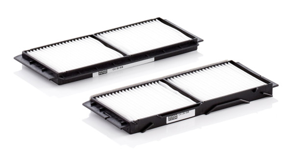 CU 26 008-2, Filter, Innenraumluft, Filter, MANN-FILTER, 1987432209, 21-MA-MA12, 35-123190009/S, 4793-AC, 53.397.00, 599, 715726, 80001735, AC149, AC-406E, ADM52522, AH292, ALC-5743, BBP2-61-J6X, CCF0466, CF10824-2, E3928LI-2, E605-2, EKF336-2, FAA-MA12, FC422x2, GB-9968, I19255, J1343021, K1312-2x, LA501/S, LVCF541, MC-5121, MS-6413, PC8258-2