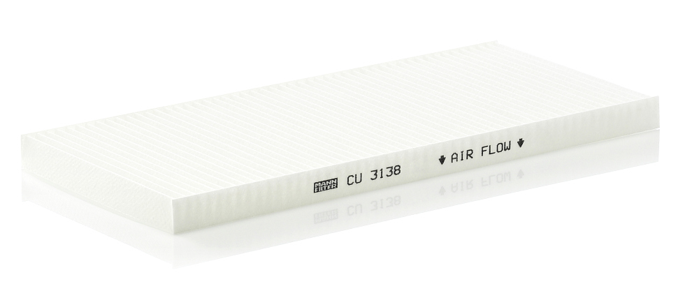 CU 3138, Filter, interior air, Cabin filter, MANN-FILTER, 46721374, 5908409, 6001073261, 71771376, 0005302400, 11507, 1401, 17097, 1987431019, 2123190000, 21651894, 24-30-1103, 29026, 331, 350203061120, 352138-001, 50013798, 53.024.00, 65002, 698198, 70911507, 7401390, 8300097, 830100N, 8900, AC31, AC3118, ACE027, AH108, AH-7023