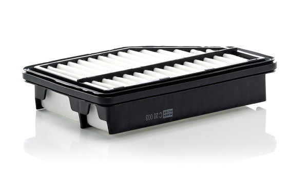 C 20 003, Luftfilter, Filter, MANN-FILTER, 17220-RSH-E00, 20-04-455, 30.503.00, 31-123210010, 60582, 8555, A1374, A2250, ADH22260, AG1788, AI-5458, ALA-1329, AP104/6, AR20003PMJ, CA10412, E1246L, EAF726, F026400161, FA-455S, HA-8652, J1324056, J1324060, LVFA1614, LX2618, MD-8178, PA3454, PA7563, PC3147E, S3503A, WA9592