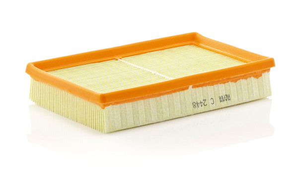 C 2448, Luftfilter, Filter, MANN-FILTER, 0986AF2905, 13780-62J00, 18360, 20-08-819, 30.384.00, 33-123210011, 585138, 71760408, 8520, A1253, A2222, ADK82234, AE1442, AF015, AG1797, AI-5438, AP190/4, CA10332, CAF100961P, CSZ12615, ELP9303, FA-819S, IFA-3819, J1328032, J1328033, LX1575, MA1381, MD-8152, P384, PA3304