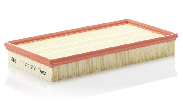 C 35 148, Air Filter, Air filter, MANN-FILTER, 3528093, 3528093-2, 9141094, 9141094-4, 9155711, 91557116, 9186262, 9186262-3, 944577, 944577-6, 9445776-9, 0986626870, 15970, 16617, 211-AP, 2477, 30.007.00, 5120915000, 55915970, 585217, 60030, 8029, A115, A27399, A300, ADF122224, AE3436, AF0284, AF560, AF7912