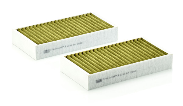 FP 2646-2, Filter, Innenraumluft, Filter, MANN-FILTER, 0123200028/S, 0986628560, 10936179, 1648300218, 17293-X2, 36179, 4234-ACC, 49408800, 521Couple, 54.215.00, 643, 715544, AHC241, CCF0349C, CFA10828-2, CUK2646-2, DCF163K, E2912LB01-2, EC607-2, EKF226A, FC167x2, HB222C, JKR7201, K1200A-2x, LAK1146/S, LVCF558, MC738-2, MS-6347, NC2351CA, PCA8260-2