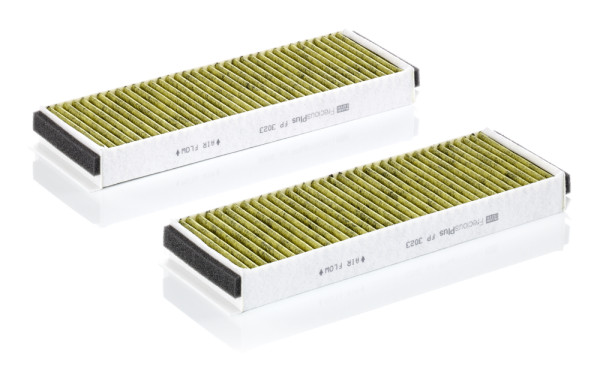 FP 3023-2, Filter, Innenraumluft, Innenraumfilter, MANN-FILTER, 0986628505, 10-30-2527, 1123190015, 1600, 17393-X2, 21653066, 22282, 26.43.81/20, 30922284, 34.153.00, 496, 4F0819439, 50013766, 65800, 715500, 8300393-X2, 830211N, AC3130, ACE171-2, ADV182515, AHC247, AK-7212, ALC-5701/13, BCF261, CFA10209, CU3023-2, DCF121P, E1944LB-2, EA449-2, EC449